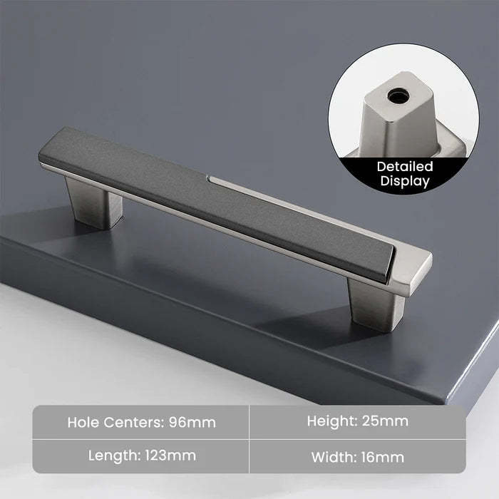 Zinc Alloy Modern Cabinet Handles Drawer Pulls for Kitchen -Homdiy