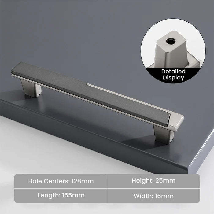 Zinc Alloy Modern Cabinet Handles Drawer Pulls for Kitchen -Homdiy