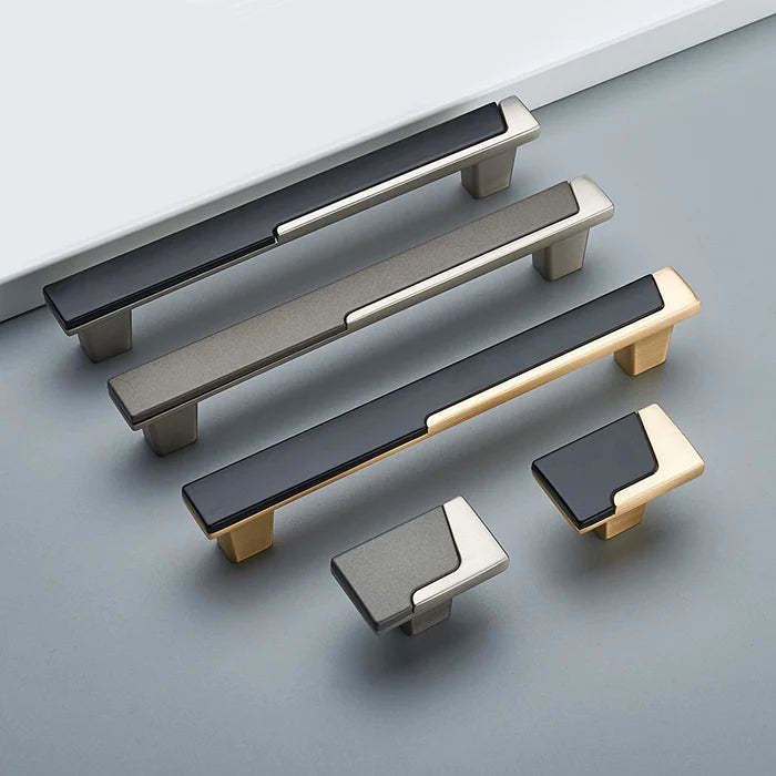 Zinc Alloy Modern Cabinet Handles Drawer Pulls for Kitchen -Homdiy