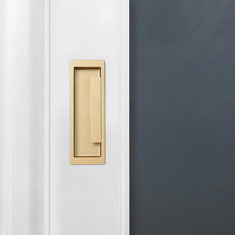 Recessed Cabinet Handles - Gold &Black Kitchen Drawer Pulls
