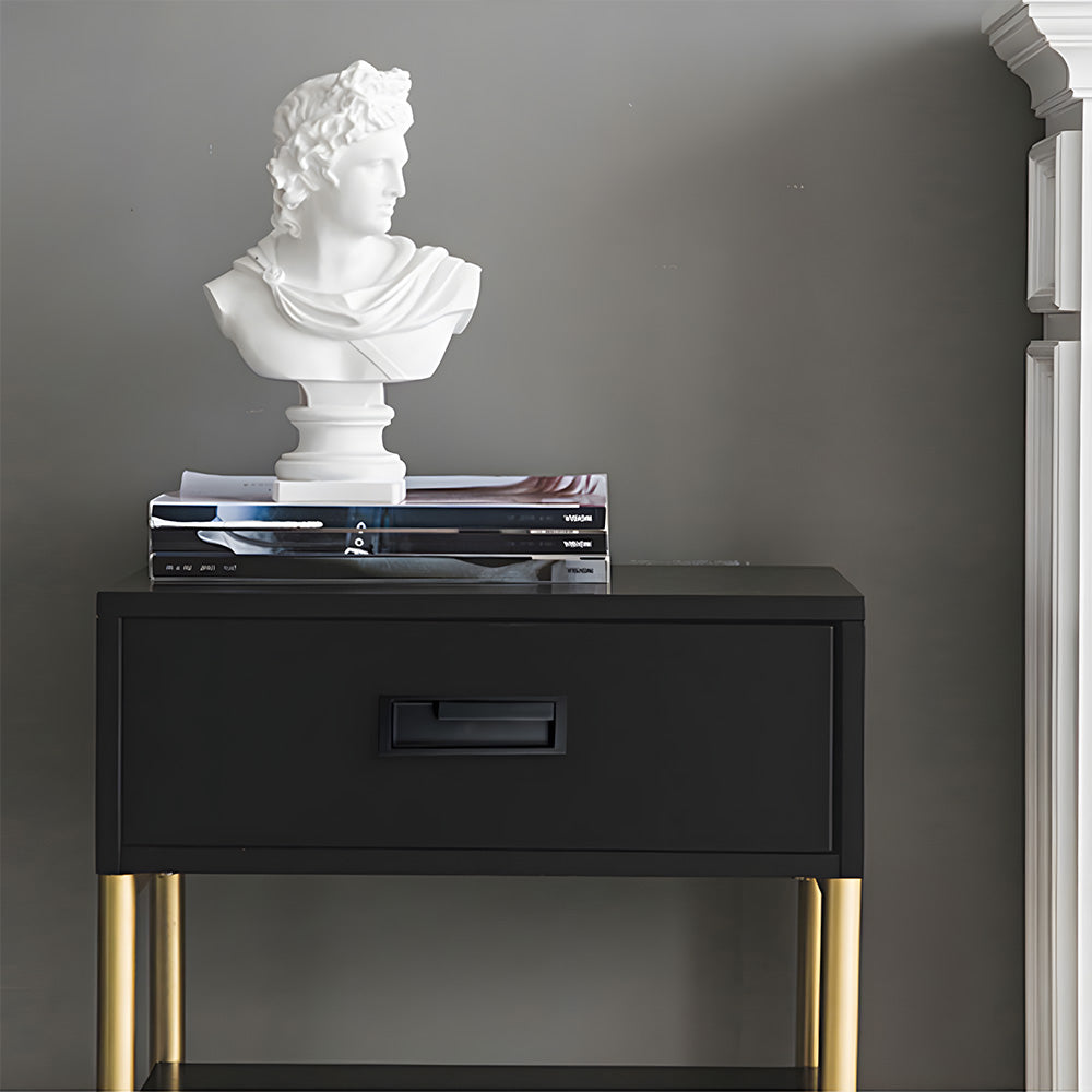 Zinc Alloy Recessed Gold Black Kitchen Drawer Pulls