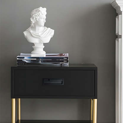 Zinc Alloy Recessed Gold Black Kitchen Drawer Pulls