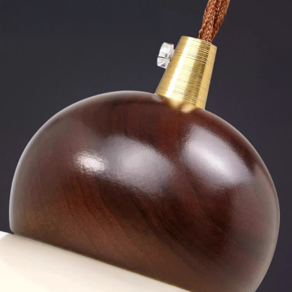 Contemporary Multi-layer Cake White Glass Pendant Light for Dining Room