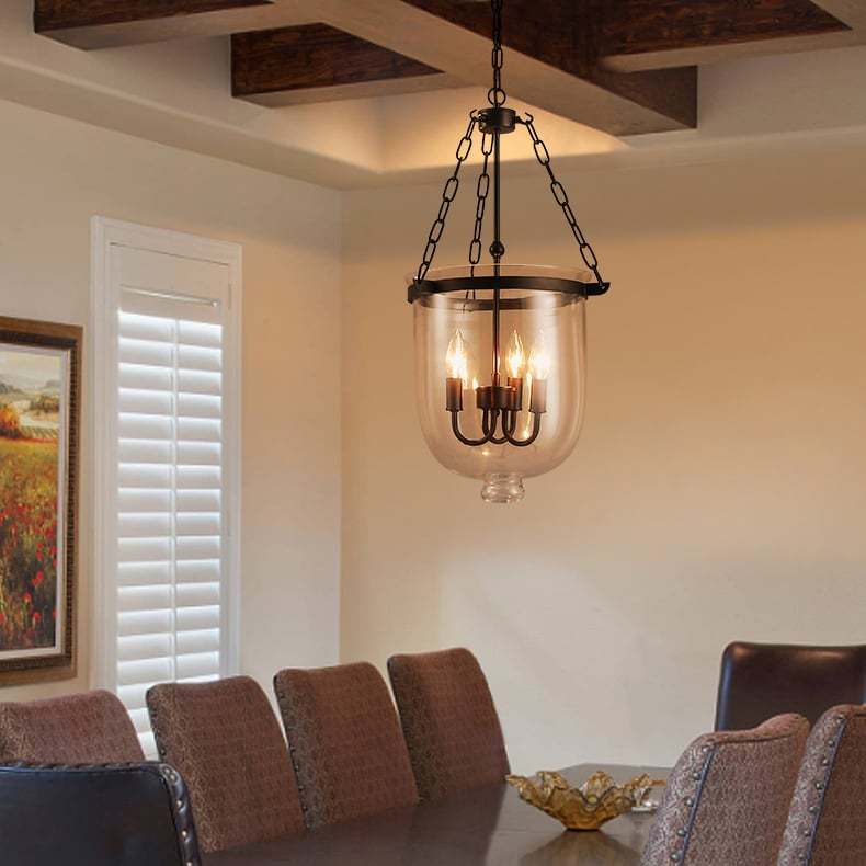 Industrial Bucket Iron Living Room Pendant Light