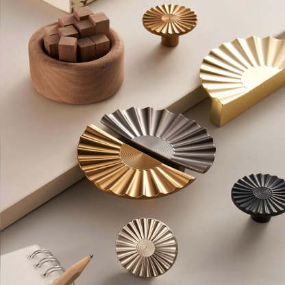 Classic Antique Sunburst Half Circle Cabinet Pulls