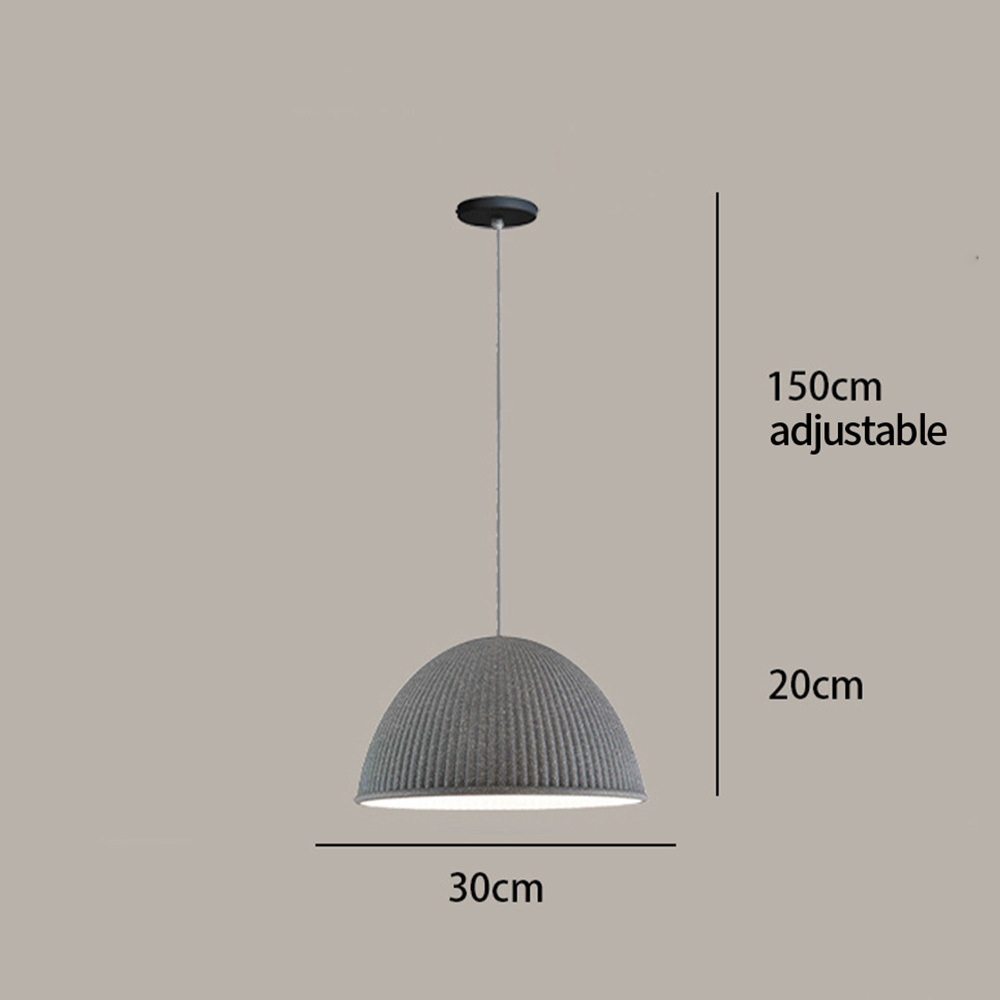 [Copy]Small Nordic Cream Style LED Bedroom Pendant Light