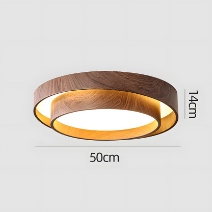 Creative Double Layer Round Led Living Room Ceiling Lamp-13