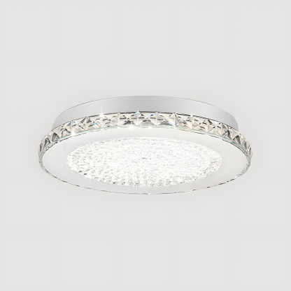 Vintage Silver Flush Mount Crystal Hallway Ceiling Lights-19