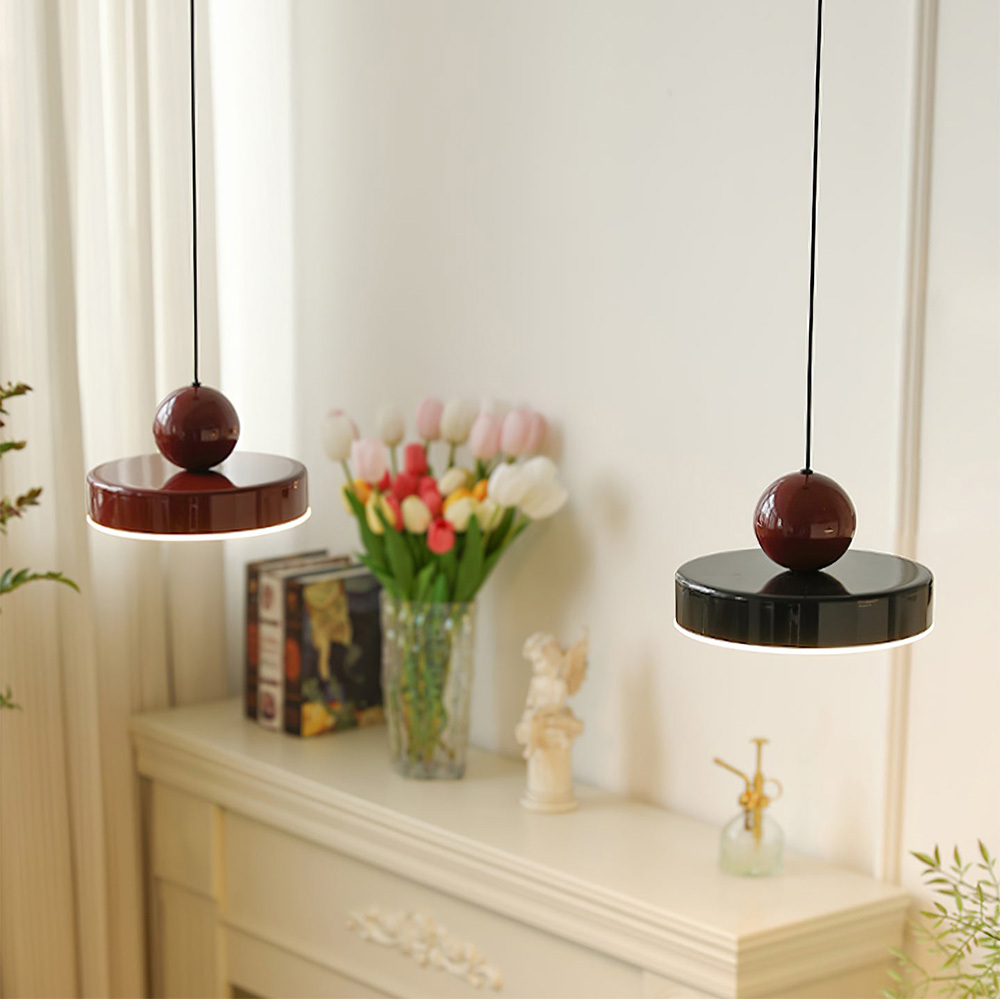 Small Wabi-Sabi LED Dining Room Pendant Light