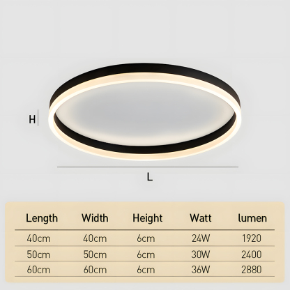 Modern Kitchen Round LED Ceiling Light Color Changing