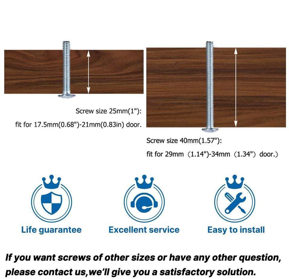 5 Pack Black Kitchen Cabinet Door Hardware Stainless Steel Cabinet Handles(LST16BK) -Homdiy