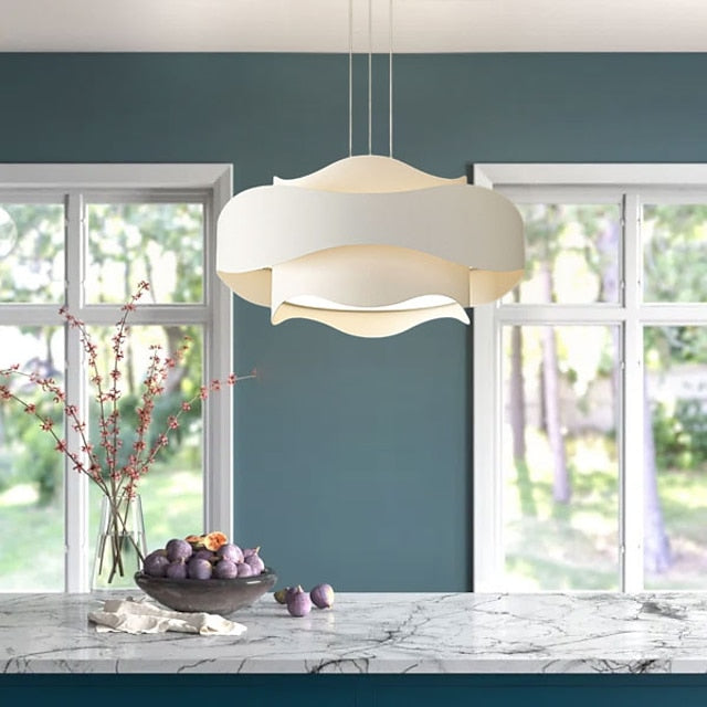 Cream Style Modern Minimalist Bedroom Pendant Light -Homdiy