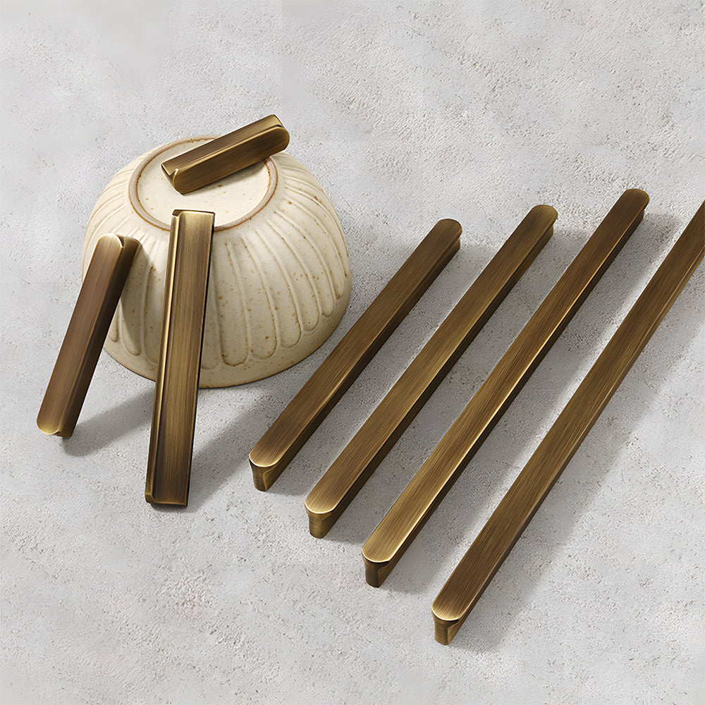 Vintage Bronze Brass Kitchen Cabinet Handles