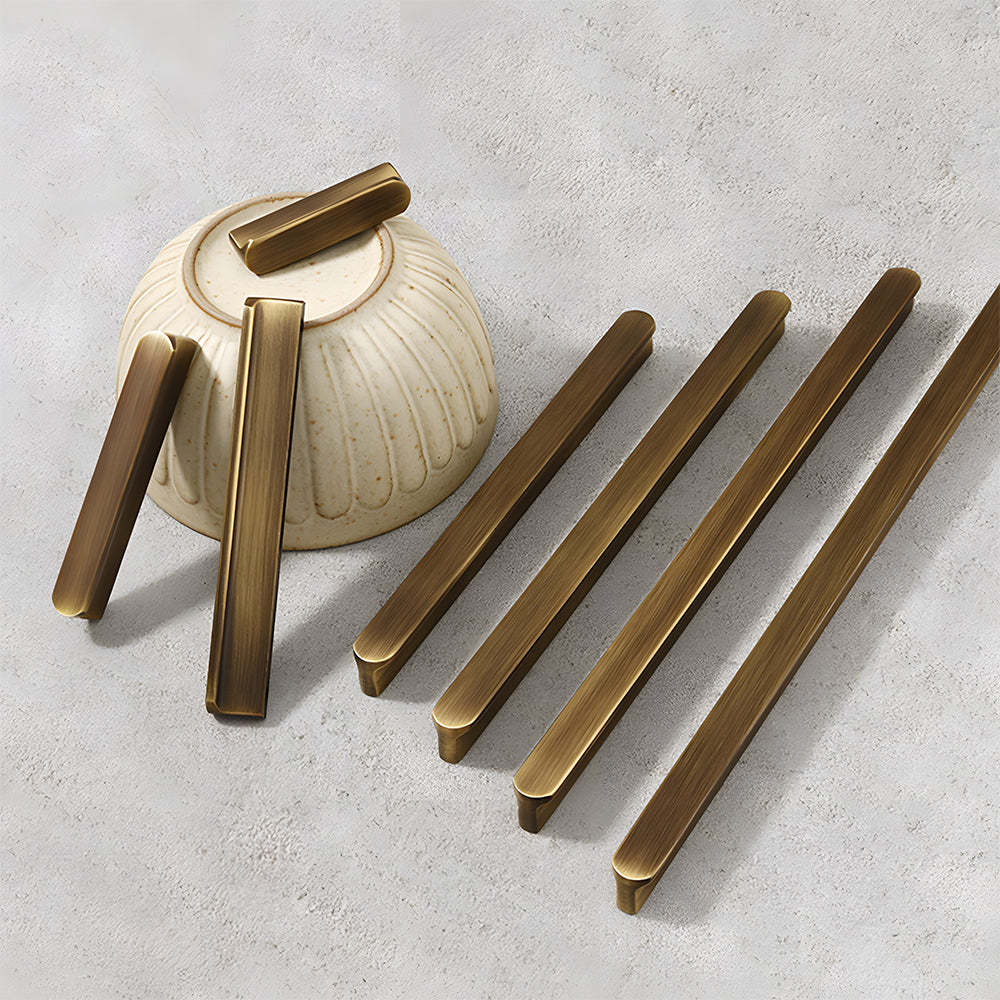 Vintage Bronze Brass Kitchen Cabinet Handles