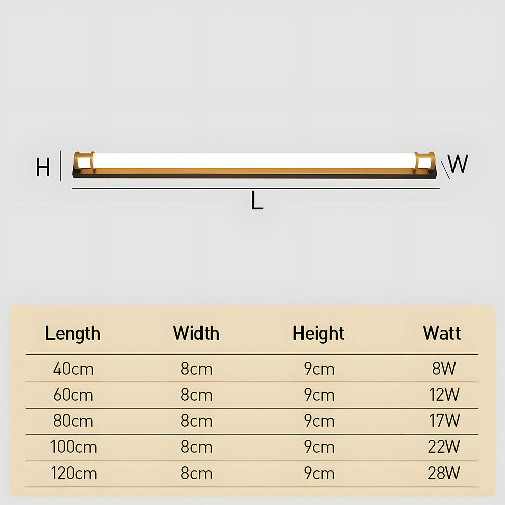 Waterproof Outdoor Wall Lights LED Long Lights, IP65, Garden, Villa