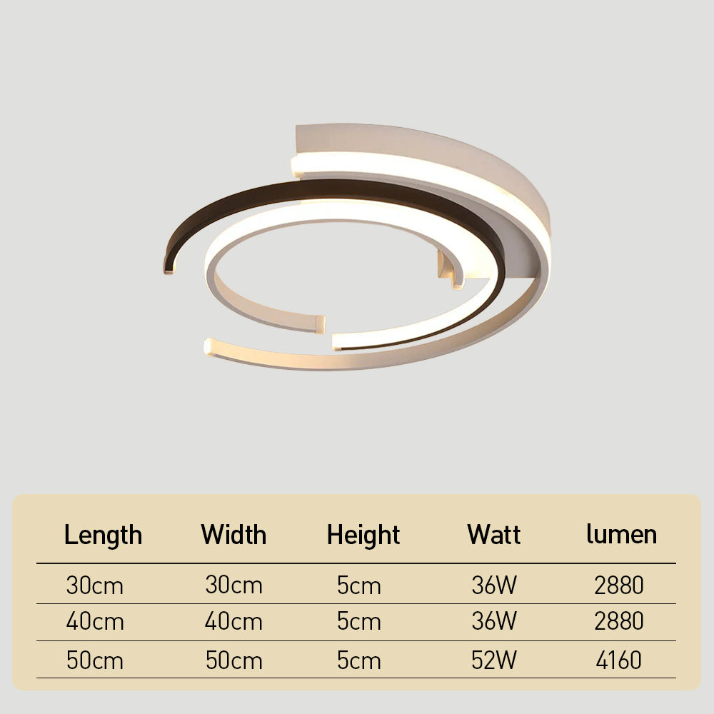 Contemporary LED Ceiling Light for Living Room