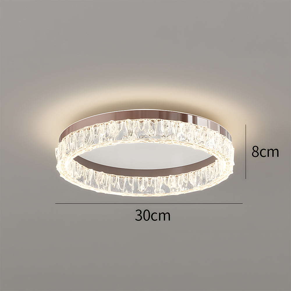 Modern Round Crystal LED Ceiling Light Fixtures
