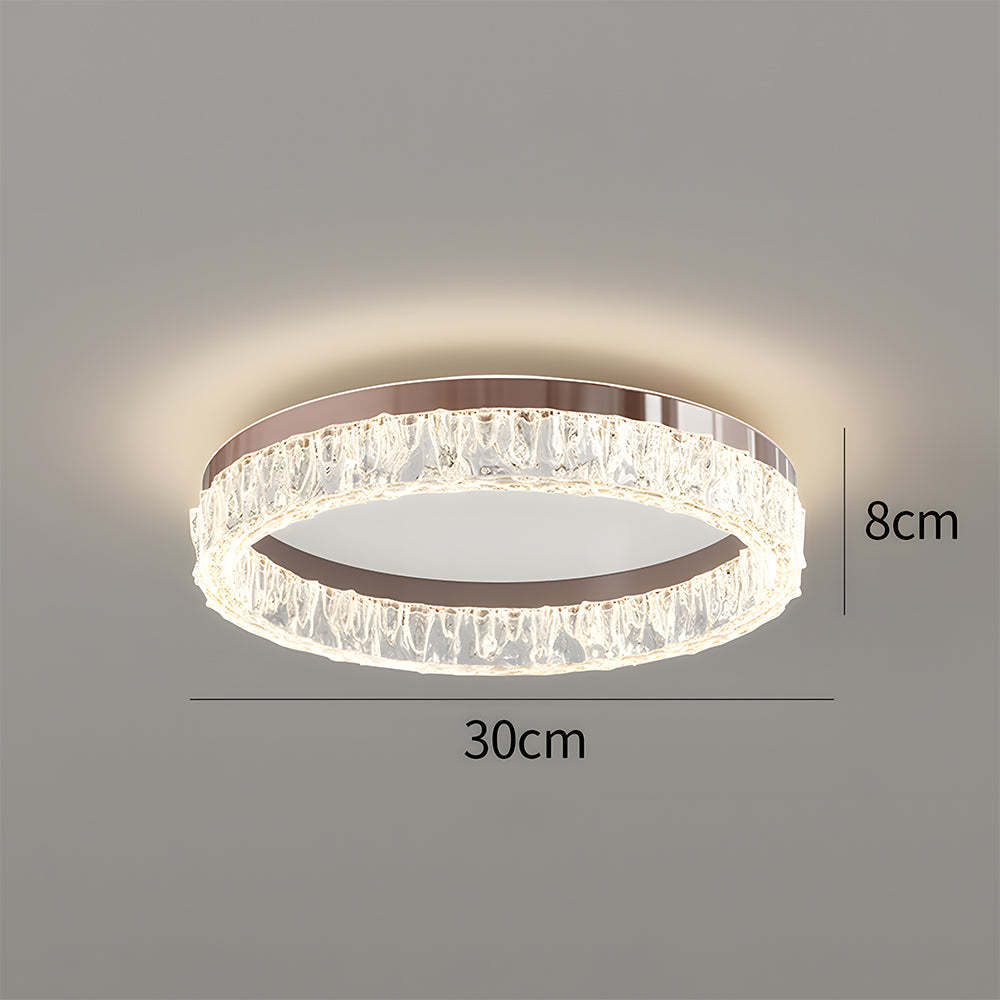 Modern Round Crystal LED Ceiling Light Fixtures