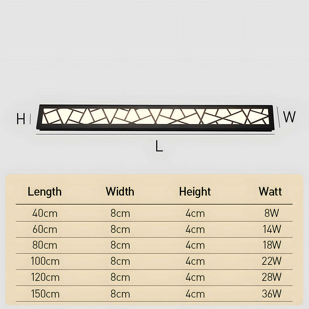 Art Decor Outdoor Waterproof LED Wall Light Sconce IP65