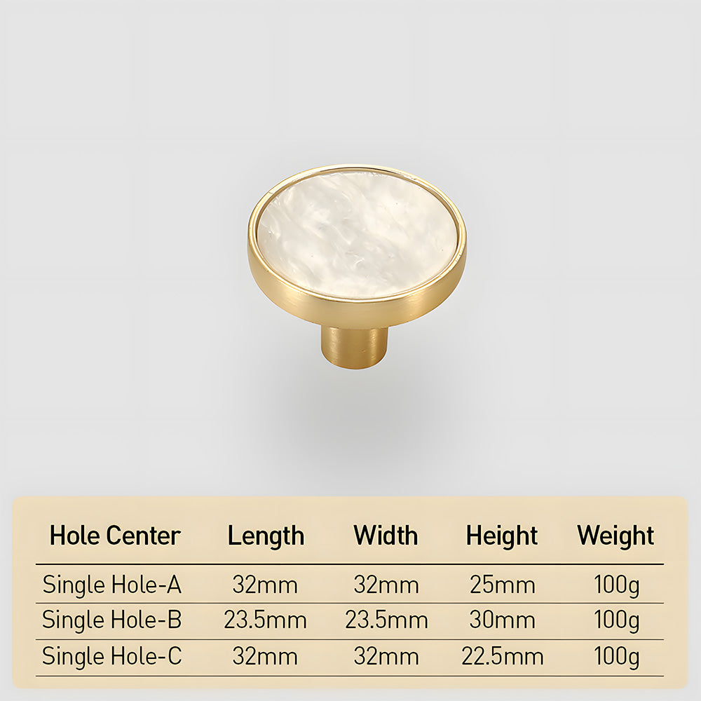 Elegant Exquisite Colored Wardrobe Cabinet Drawer Knob