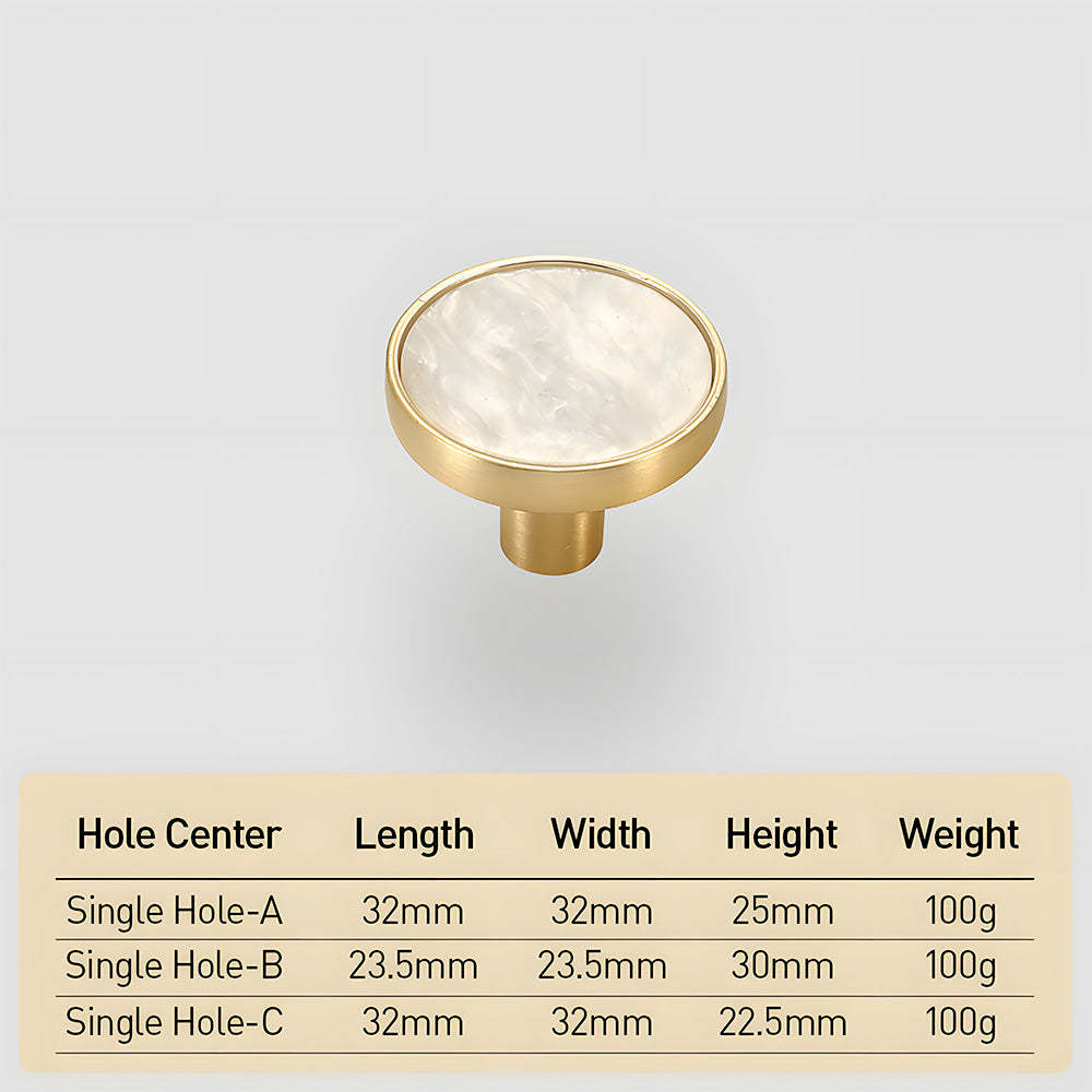 Elegant Exquisite Colored Wardrobe Cabinet Drawer Knob