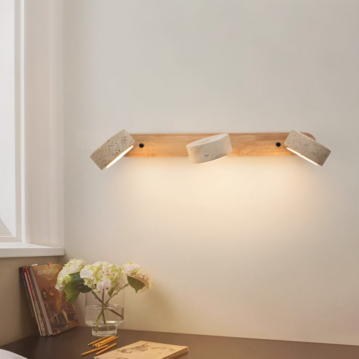 Wood Rustic Simple Stylish Vanity Wall Light