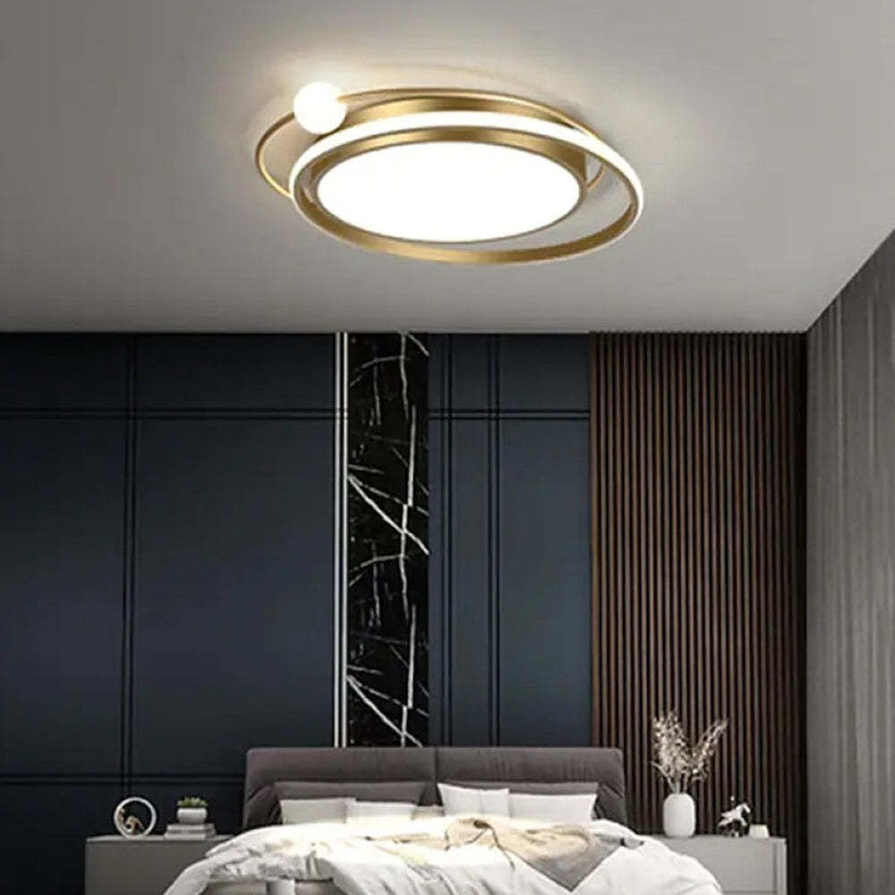Minimalist LED Flush Mount Circular Ceiling Light -Homdiy