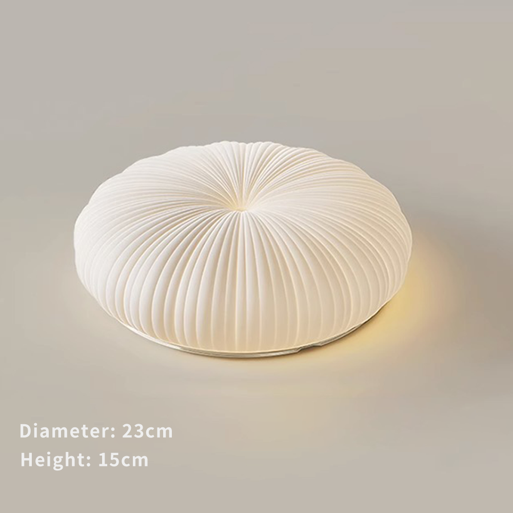 Minimalist Shell Round LED Flush Mount Ceiling Light -Homdiy