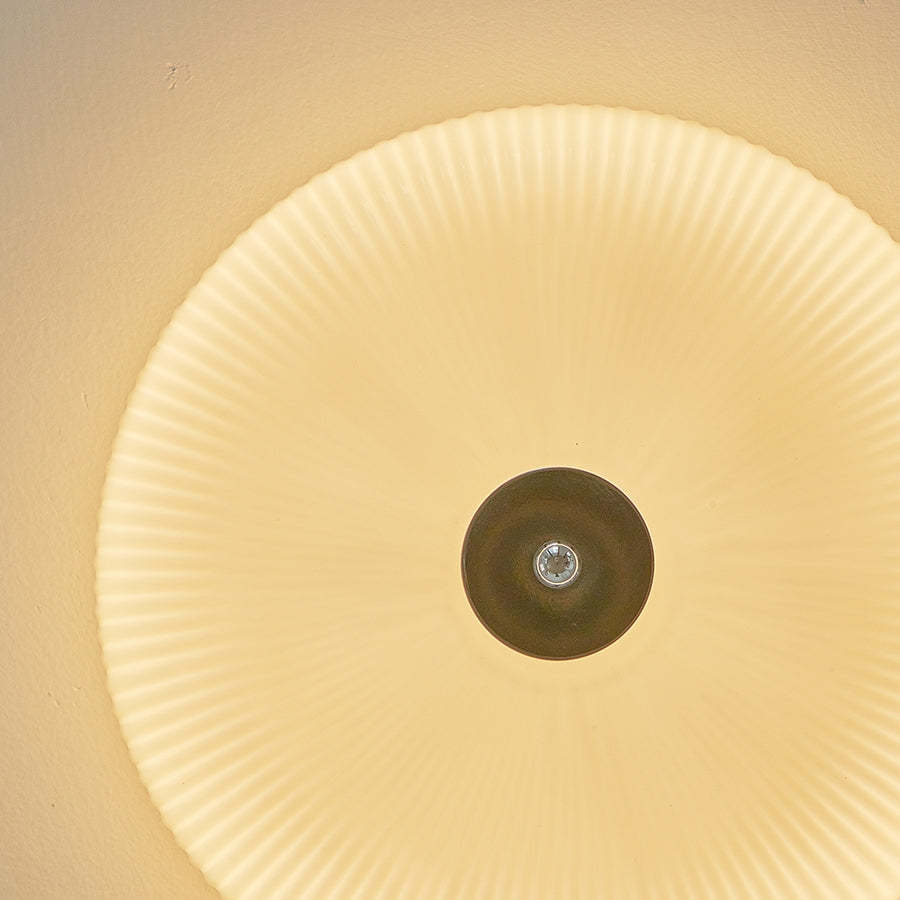 Modern Cream Glass Ceiling Light -Homdiy