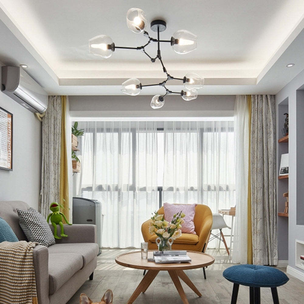 Bifurcation Bubble Glass Sputnik Chandelier -Homdiy