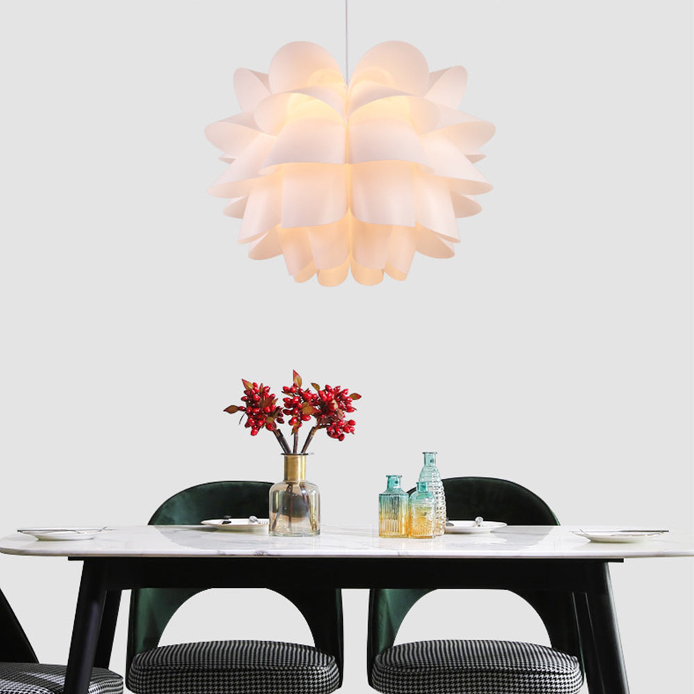 Modern Lotus Flower Shape Lampshade Pendant Chandelier -Homdiy