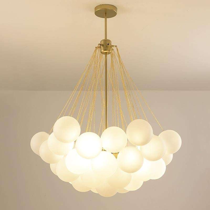 Vintage Glass Bubble Chandelier -Homdiy