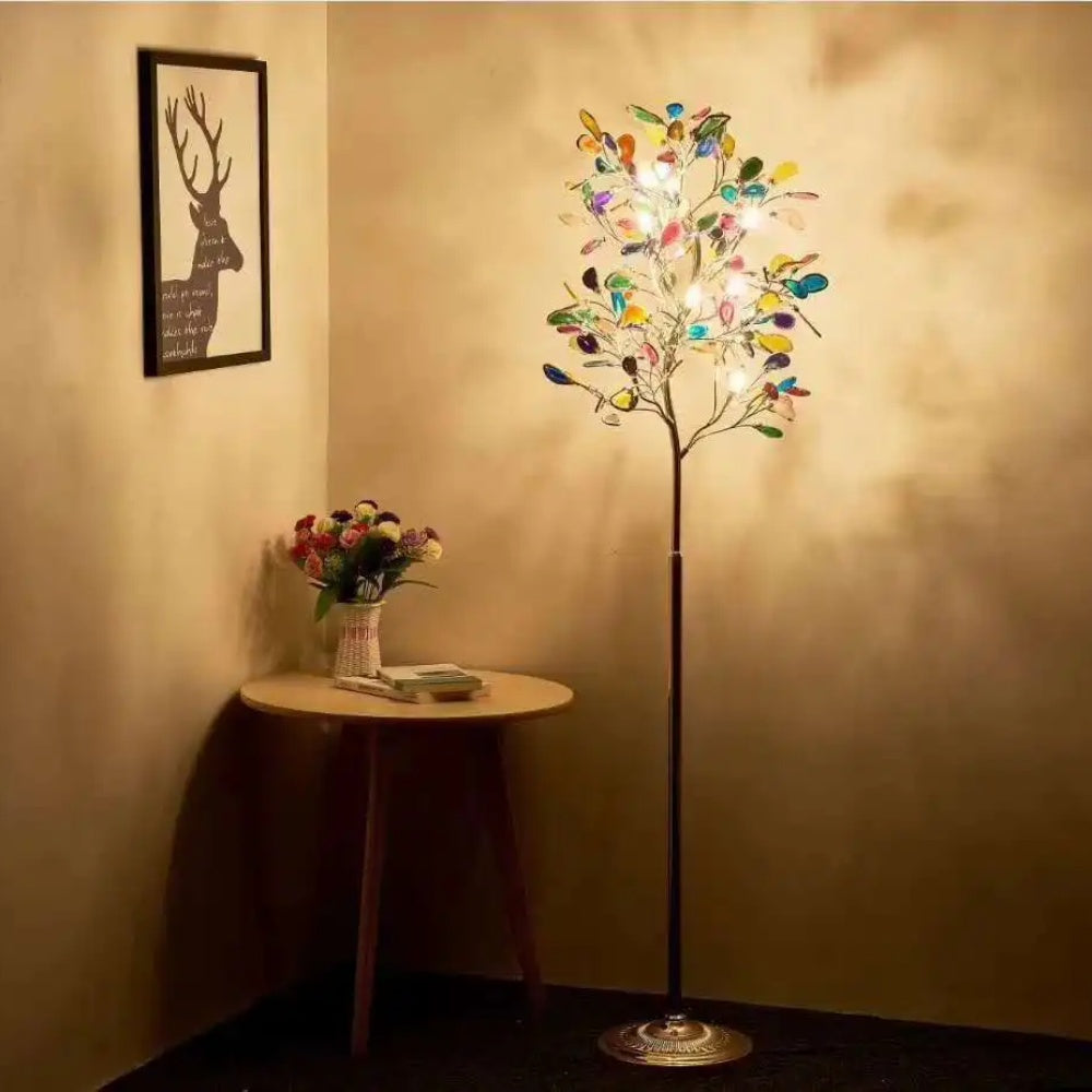 Homdiy Modern Floor Lamp Luxury Colorful Tree Branch Floor Lamp