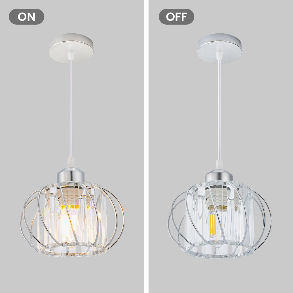 Nordic Simple Glass Globular Pendant Light