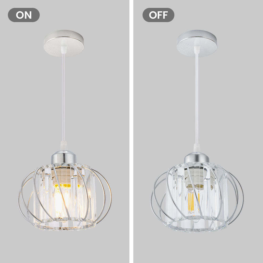 Nordic Simple Glass Globular Pendant Light