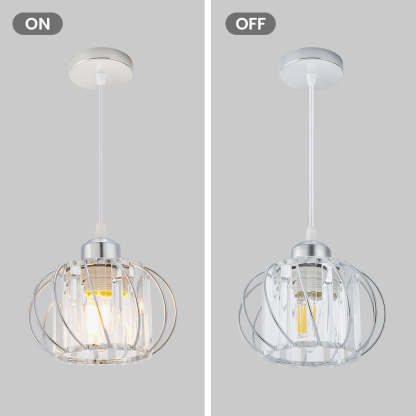 Nordic Simple Glass Globular Pendant Light