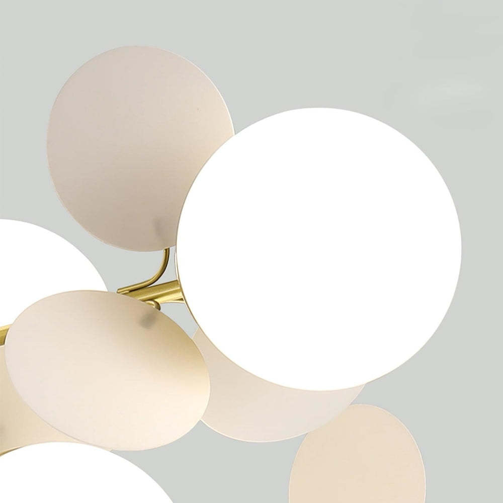 Design Multicolored Flower Branch Chandelier for Living Room -Homdiy