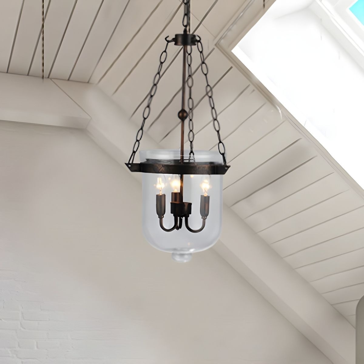 Industrial Bucket Iron Living Room Pendant Light