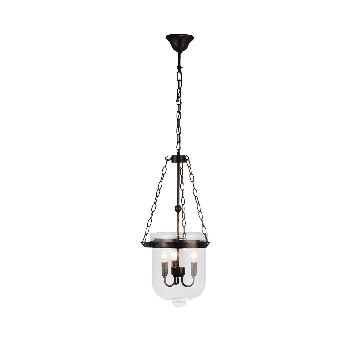 Industrial Bucket Iron Living Room Pendant Light