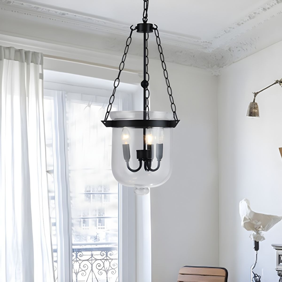 Industrial Bucket Iron Living Room Pendant Light
