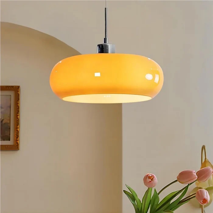 Nordic Art Glass Bauhaus Pendant Light For Living Room