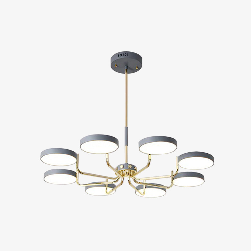Nordic Iron LED Ceiling Light for Living Room