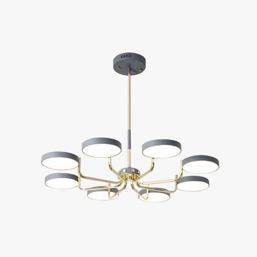 Nordic Iron LED Ceiling Light for Living Room