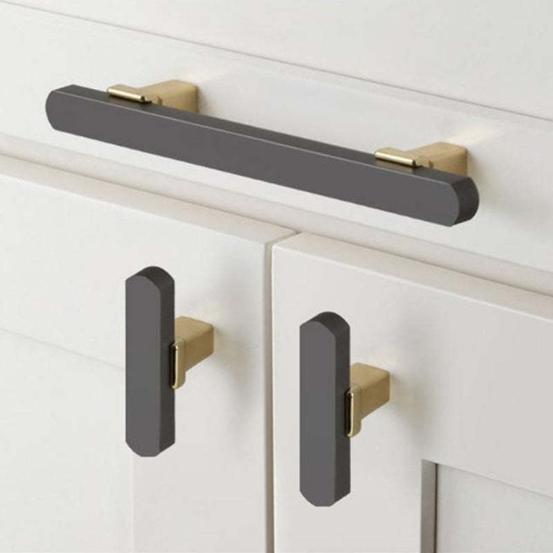 Polished Aluminium Alloy Gray Cabinet Handles -Homdiy