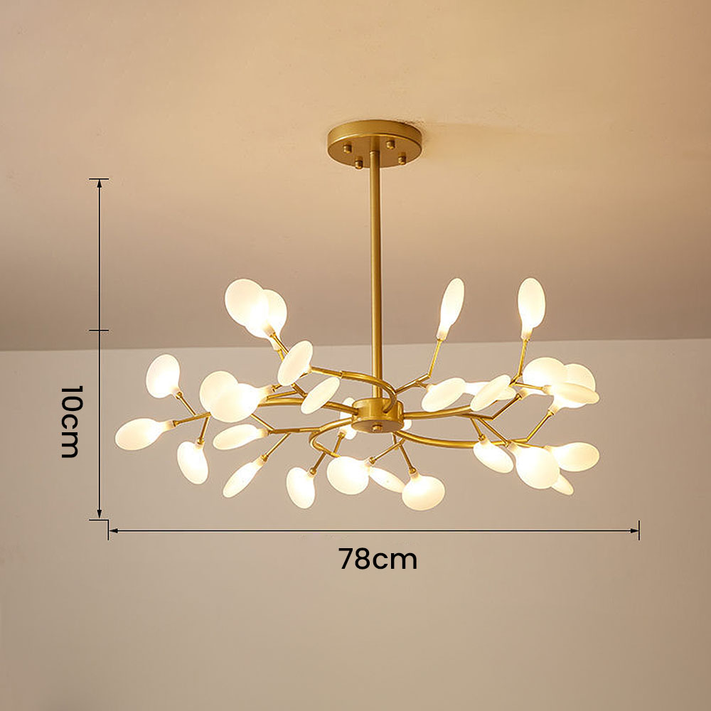 Modern Metal Acrylic Chandelier Ceiling Light