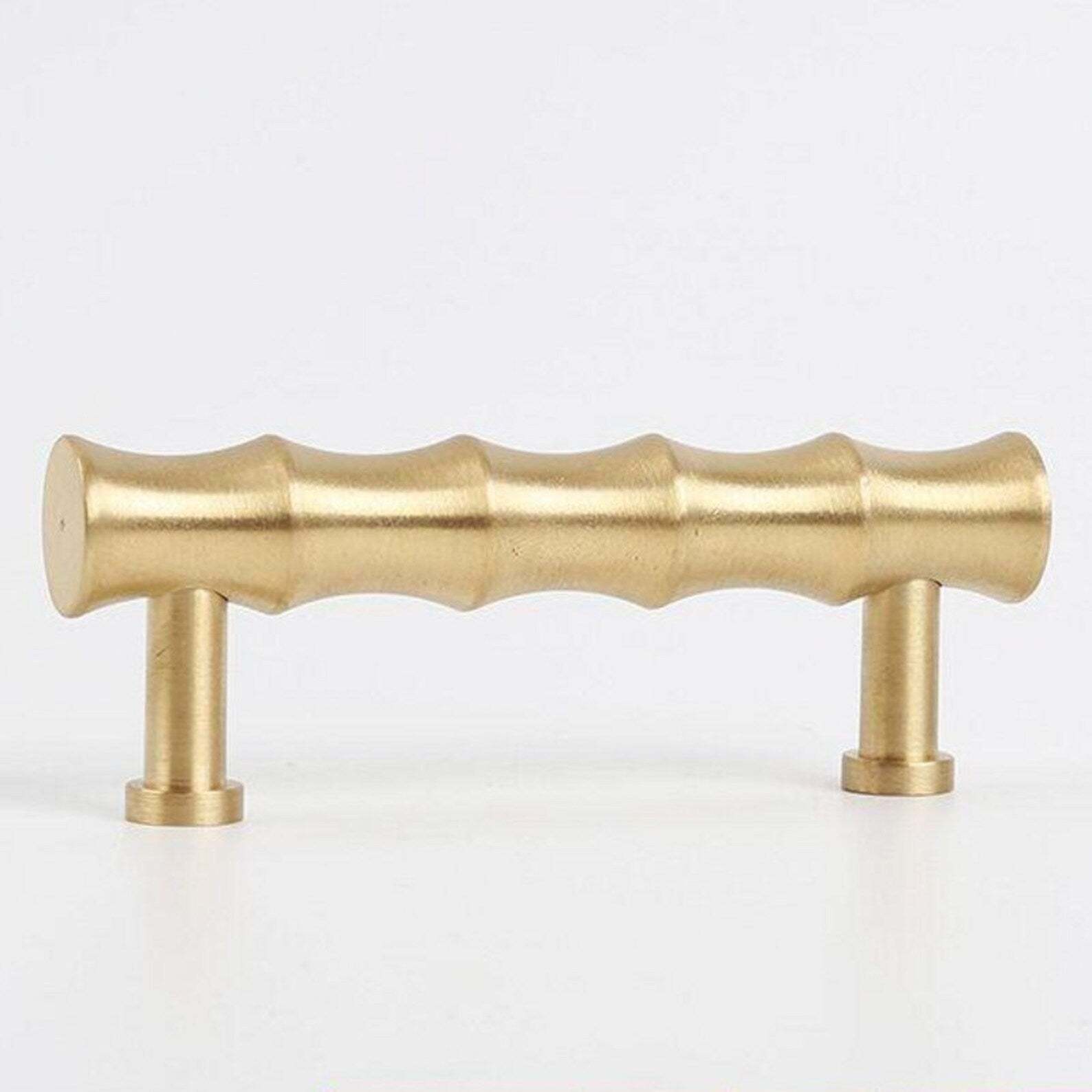 Brass Bamboo Cabinet Handles Dresser Pulls And Drawer Knob -Homdiy