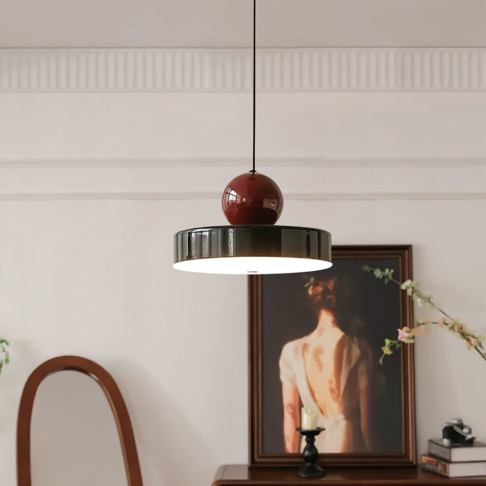 Small Wabi-Sabi LED Dining Room Pendant Light