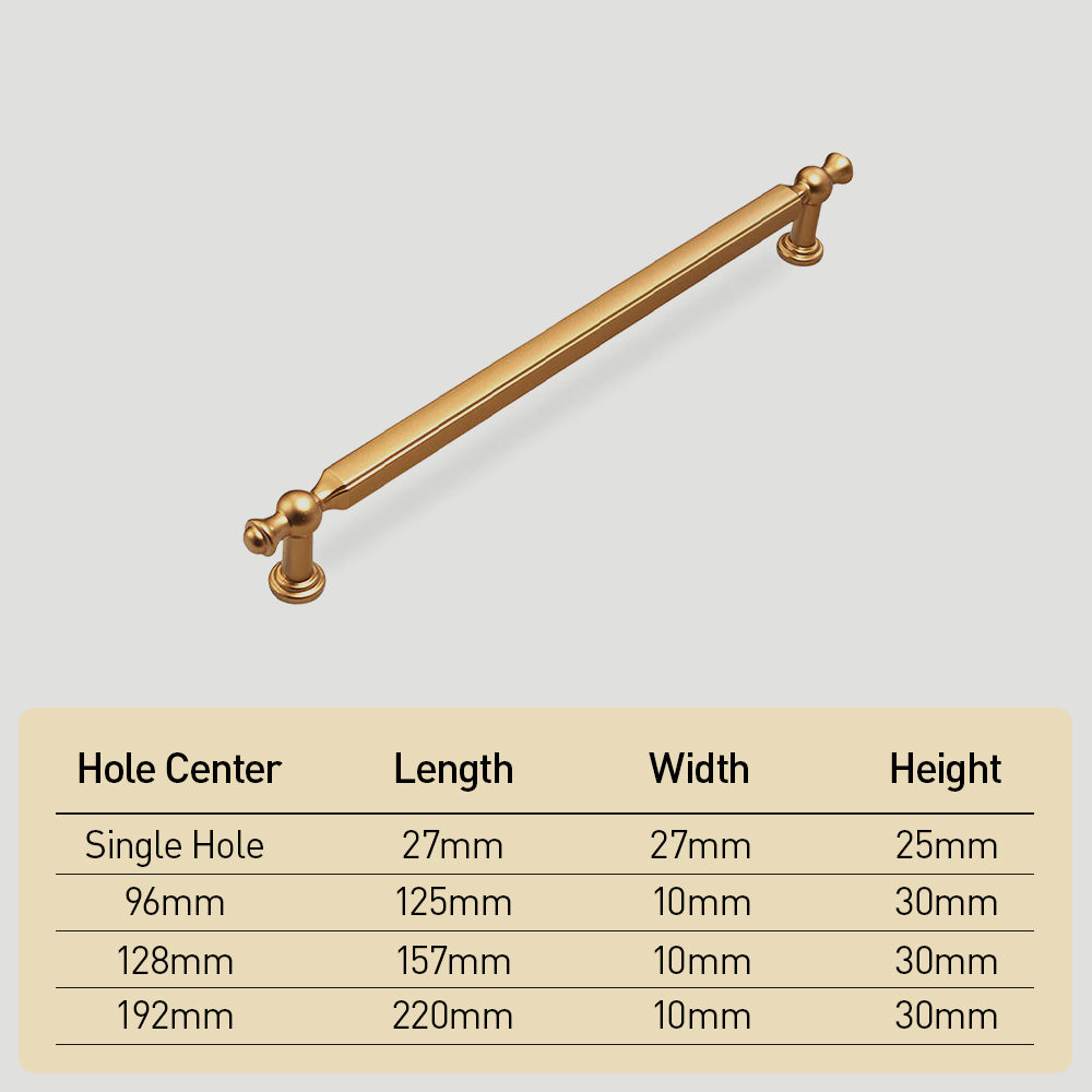 Luxury Zinc Alloy Cabinet Handles