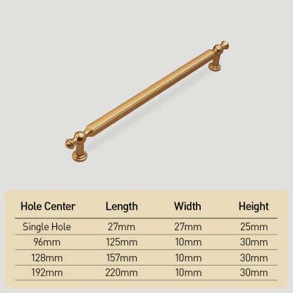 Luxury Zinc Alloy Cabinet Handles