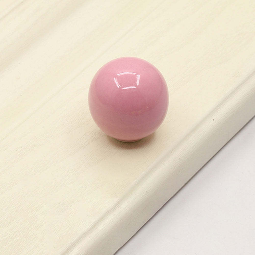 Colorful Ceramic Ball Round Cabinet Knobs